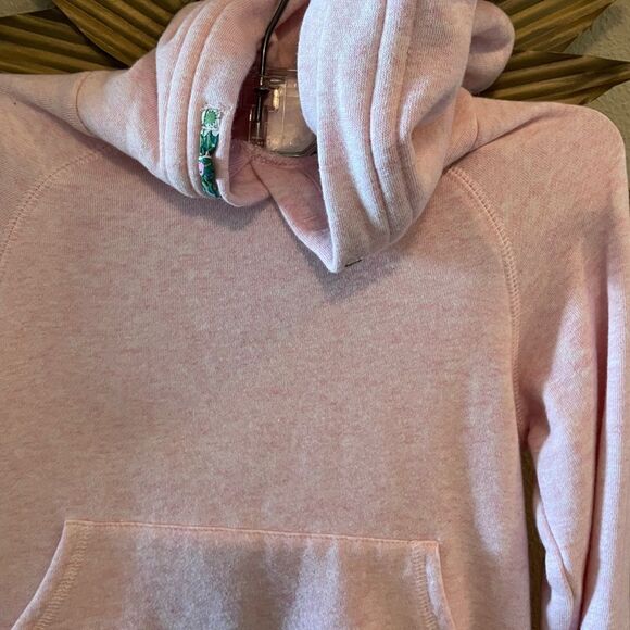 Boden Girls Pink Hooded Green Flower Lined Dress New Condition Girls size 7/8 - Picture 3 of 13